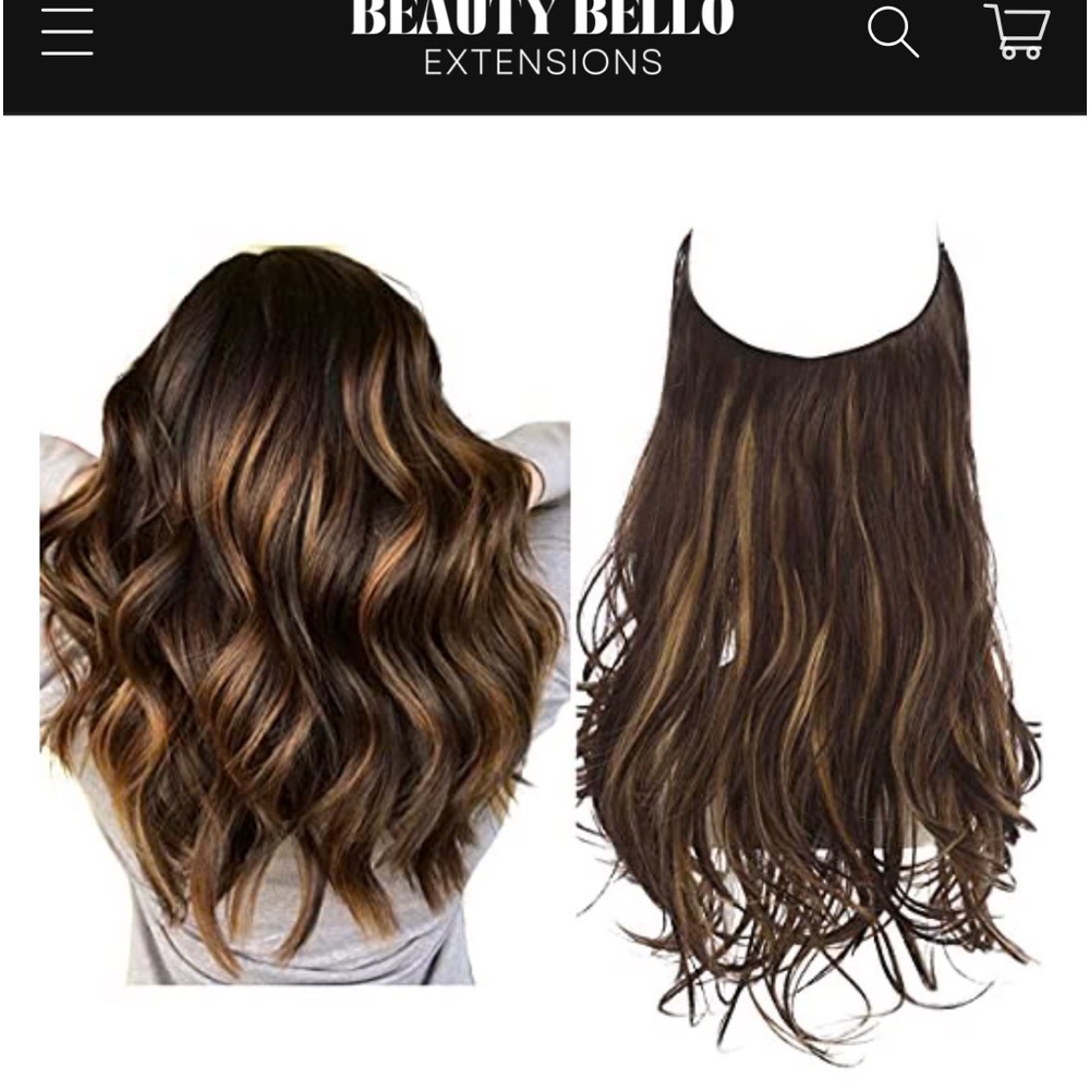 Beauty bello halo- dark brown golden 14”